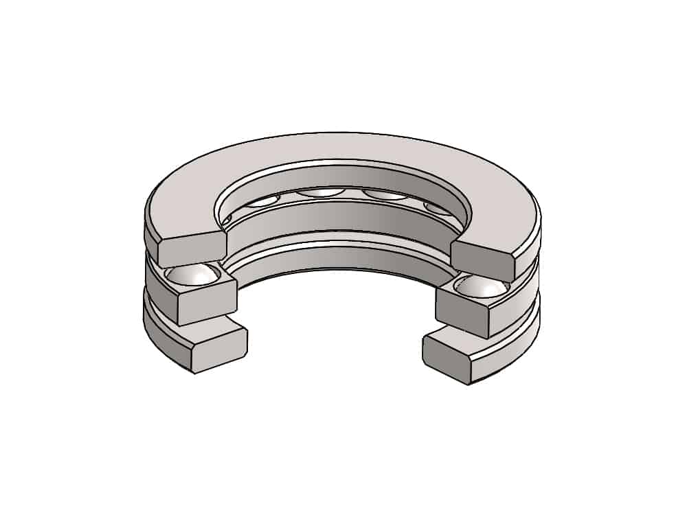 Axial Drucklager F 4-9 M 4x9x4 mm Thrust Ball Bearing F4-9M 