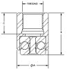 MT-114RG Bearing Dimensions