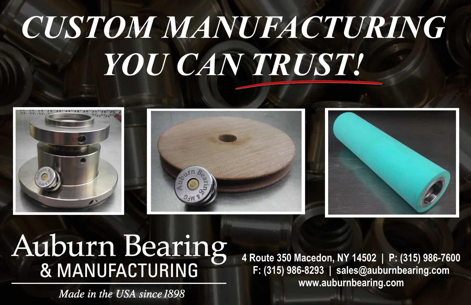Custom Manufacturing Auburn Bearing & Manufacturing
